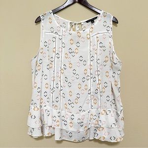 Zac & Rachel Ruffle Hem Tank